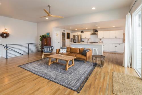 Modern house with beautiful carpet