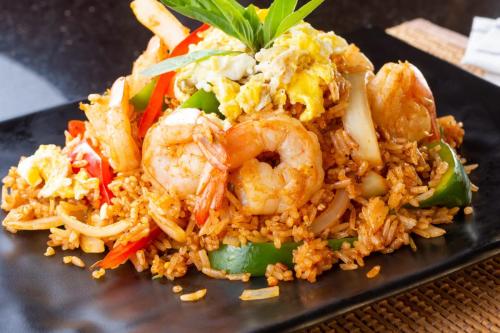 tasty Thai shrimp fried rice