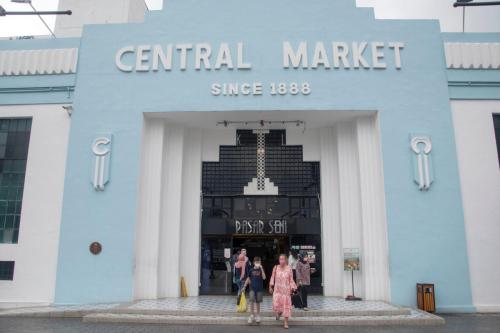 Central market entrance, Kuala Lumpur Malaysia