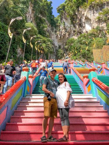 Couple tourist, at Batu Caves